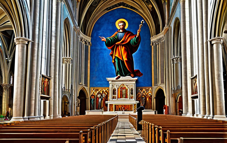 Renaissance Art & Faith**

"A fully clothed artist in Renaissance attire painting a mural inside a grand cathedral, inspired by Michelangelo's style, fully clothed, appropriate attire, safe for work, perfect anatomy, natural proportions, professional studio lighting, family-friendly"

**